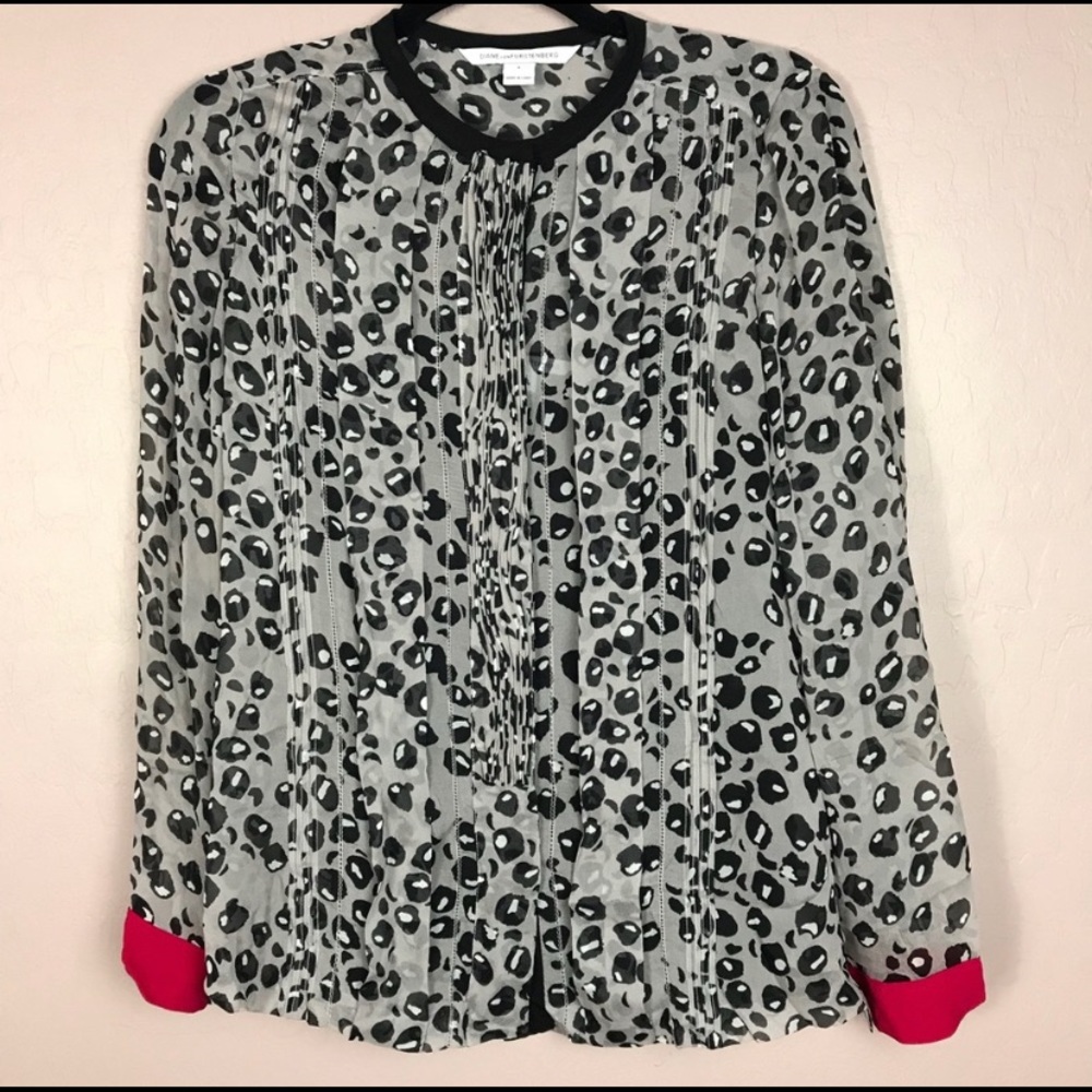 DVF Diane Von Furstenberg Silk Blouse